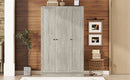 3 Door Shutter Wardrobe With Shelves by HouseOfZazla