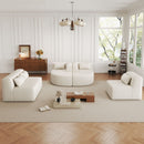Upholstered Sofa Free Combined Sofa Couch With 2 Chaise Lounge And Five Back Pillows For Living Room by HouseOfZazla