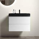 Alice - Bathroom Vanity With Large Storage, Sink Wall Mounted Floating Bathroom Vanity For Modern Bathroom, One-Piece Sink Basin Without Drain And Faucet by HouseOfZazla