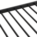 Modern Metal Bunk Bed, Full Over Full, No Box Spring Needed - Black by HouseOfZazla