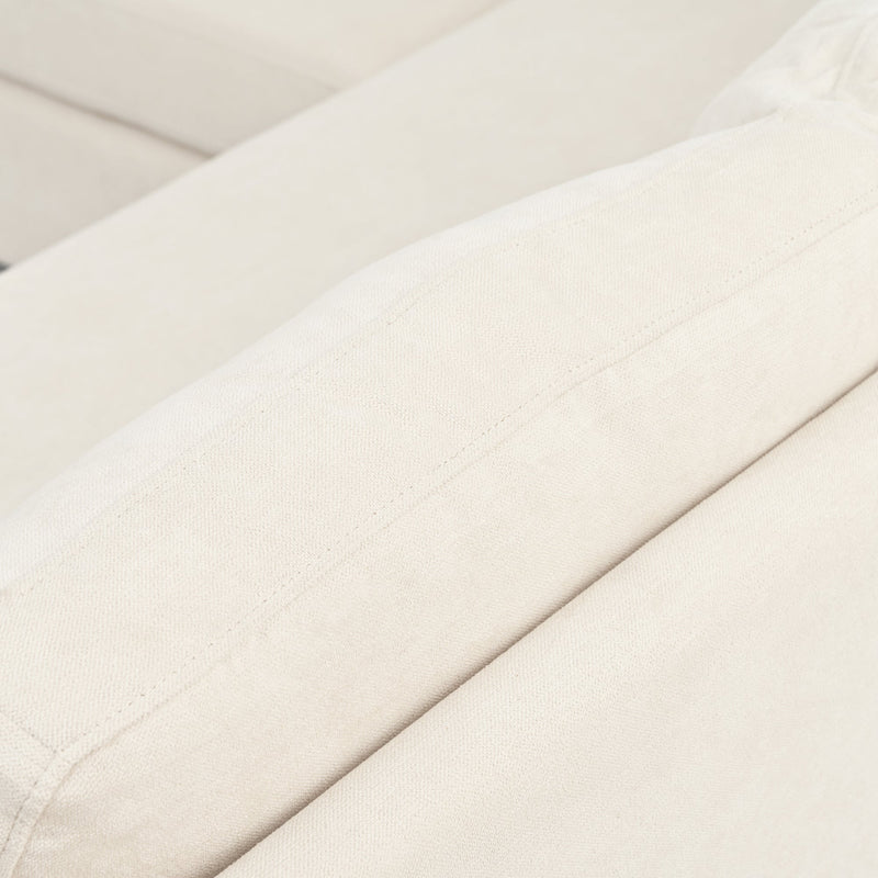 3 Pieces Upholstered U-Shaped Large Sectional Sofa with Thick Seat and Back cushions