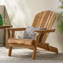 Folding Adirondack Chair Wooden Accent Furniture Lounge Chair by HouseOfZazla