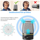 Pro Condenser Microphone w/ Tripod Stand Audio Studio Recording Desktop Mic Flexible Mic For Podcasting Broadcasting Gaming Chatting Webcasting w/3.5m