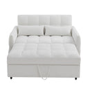 Loveseat Sofa Pull-Out Bed With Adjustable Backrest, 3 USB Ports And 2 Lumbar Pillows For Living Room by HouseOfZazla