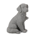 MGO Dog Statue, Outdoor Stone Gray by HouseOfZazla