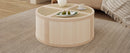 Walker Edison | Modular Round to Square Rattan Coffee Table
