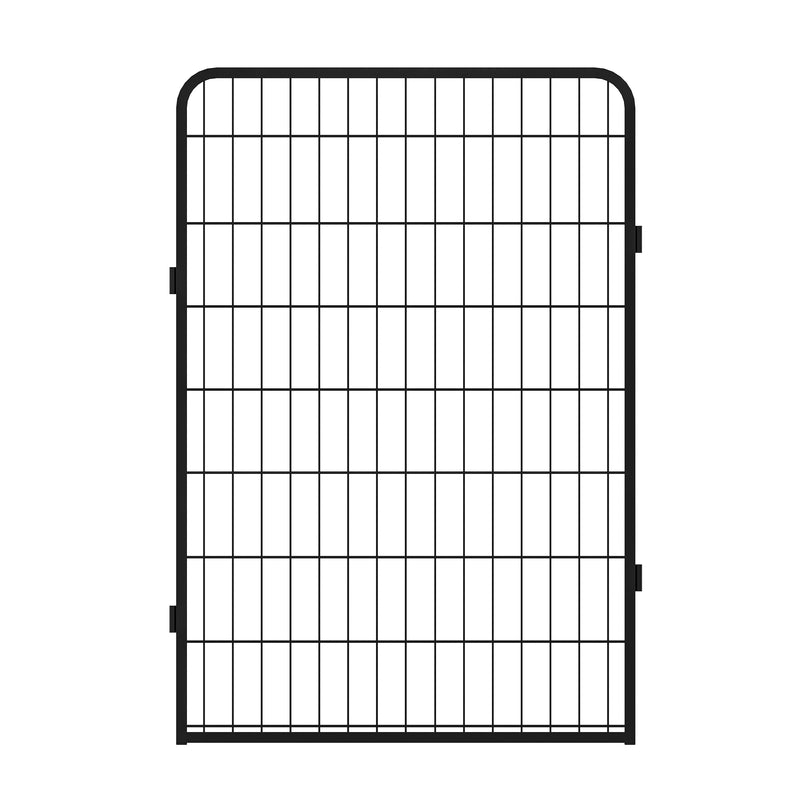 8 Panels Heavy Duty Metal Playpen with door,39.37"H Dog Fence Pet Exercise Pen for Outdoor, Indoor