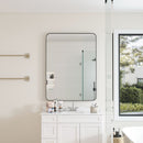 Wall Mirror Rectangular Mirror Metal Framed Mirror Vanity Mirror Dressing Mirror, For Bathroom, Living Room, Bedroom by Unique Piece Furniture