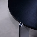 Round Coffee & End Table Set - Black by HouseOfZazla