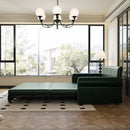 3 In 1 Convertible Sleeper Sofa With Nailhead Trim & Rolled Arm by HouseOfZazla
