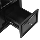 Bathroom Vanity With Sink, Modern Elegant Bathroom Storage Cabinet With 3 Drawers And Adjustable Shelves, Freestanding Vanity Set With Mirror Cabinet, Single Sink Bathroom Vanity by HouseOfZazla