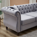 Streamline Modern L-Shaped Corner Sofa by HouseOfZazla