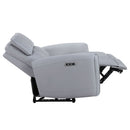 Jeromie - Power Motion Loveseat With USB Port - Gray Synthetic Leather by Unique Piece Furniture