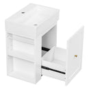 20-Inch Bathroom Vanity with Ceramic Sink and Storage Cabinet by HouseOfZazla