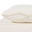 4-Piece Rattan Outdoor Conversation Sofa Set with Wooden Coffee Table and Cushions Seating 5 People for Patio, Garden and Backyard (Grey)