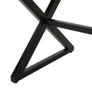 Rolando Outdoor Aluminum Dining Table with Steel Frame by HouseOfZazla