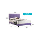 Channel Tufted Bed by Unique Piece Furniture