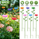 Metal Bee Watering Stations 6-Pack with Anti-Drowning Design
