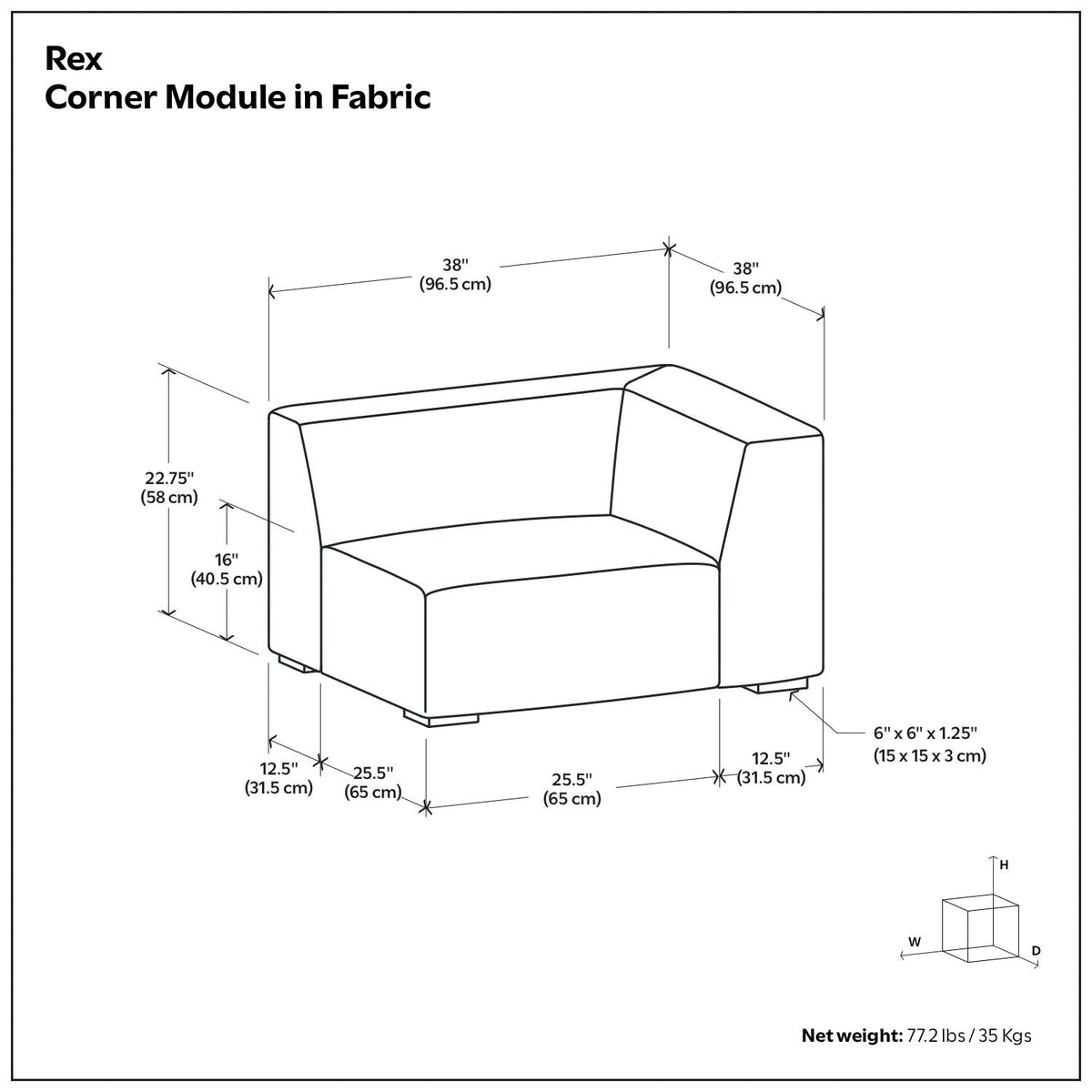 Rex - Corner Sofa Module, photo 13 of 21