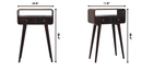 Solid Wood Mini California Console Table