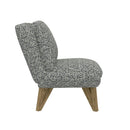 Armless Accent Chair - Dark Navy by HouseOfZazla