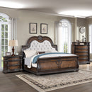 3 Drawers Nightstand - Brown / Cherry by Unique Piece Furniture