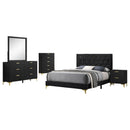 Kendall 5-piece California King Bedroom Set Black