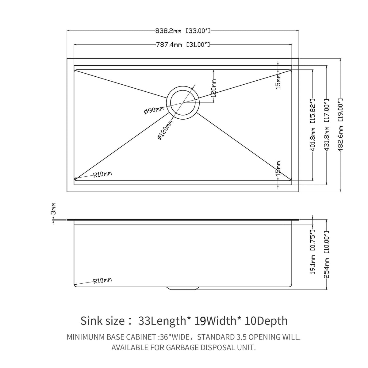 Workstation Kitchen Sink, Single Bowl Undermount, photo 12 of 16