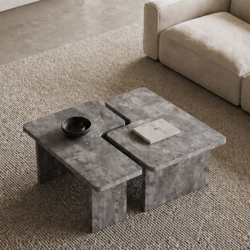 Modular Concrete Coffee Table Set of 2, photo 9 of 10
