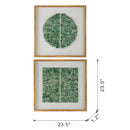 Elos Stone Shadow Boxes Wall Art (Set of 2) - Multicolor by HouseOfZazla