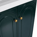 Modern Freestanding Bathroom Vanity With Soft Close Cabinet Doors by HouseOfZazla