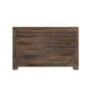 6 Drawer Wooden Dresser - Brown by HouseOfZazla