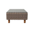 Orlando Wicker Loveseat & Coffee Table Set