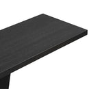 Console Table With V Shape Base, Sculptural Entryway Accent by HouseOfZazla