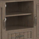 Lev - TV Media Stand - Smoky Brown by HouseOfZazla