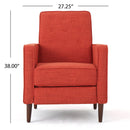 Mid-Century Modern Recliner With Button Tufted Waffle Stitch by HouseOfZazla