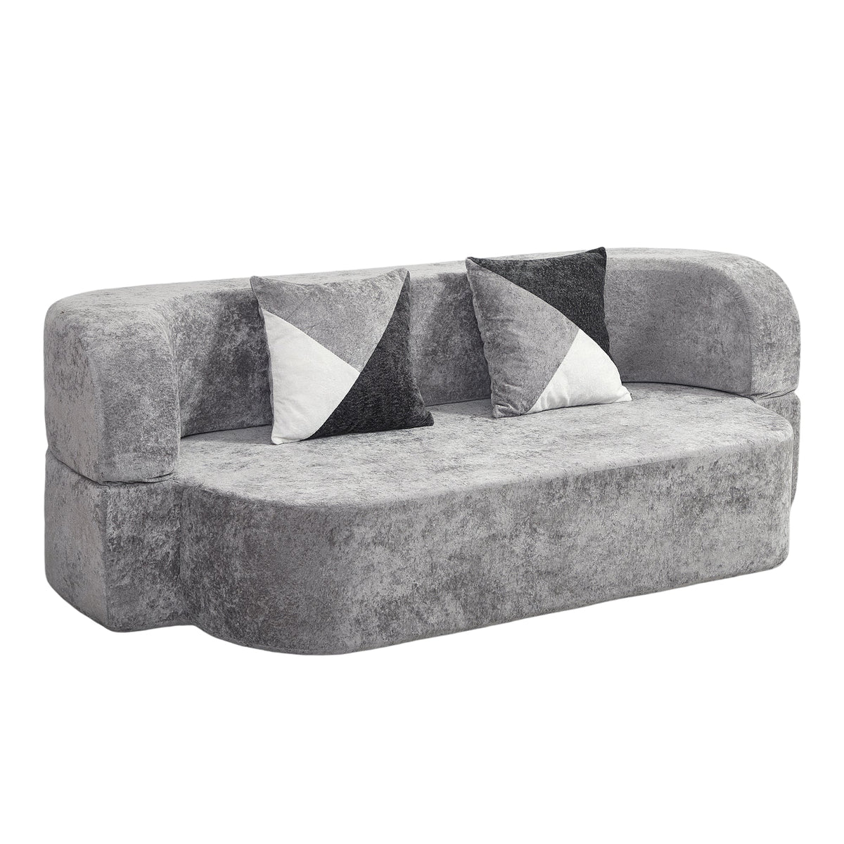 Eggshell Sofa Bed - Convertible Boneless Couch, photo 8 of 10