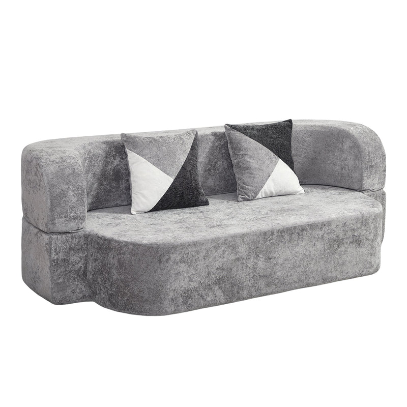 Eggshell Sofa Bed - Convertible Boneless Couch, photo 8 of 10