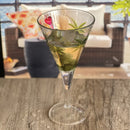Leadingware V Shaped Unbreakable Plastic Wine Glasses, 14Oz (Set of 4) - Clear by HouseOfZazla