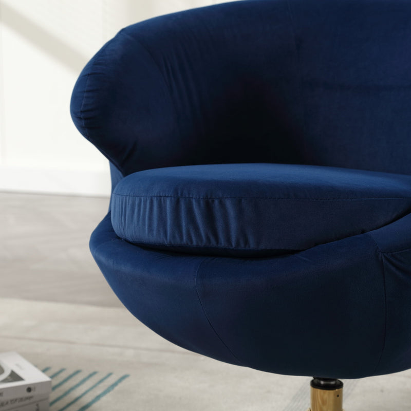 360 Degree Swivel Cuddle Barrel Accent Chairs, Round Armchairs with Wide Upholstered, Fluffy Fabric Chair for Living Room, Bedroom, Office, Waiting Rooms