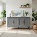 Vintage Buffet Cabinet With Adjustable Shelves by HouseOfZazla
