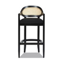 Americana - Mid-Century Modern Cane Back Counter Stool by HouseOfZazla