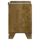 Henderson 1-drawer LED Nightstand Bedside Table Medium Oak