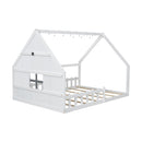 House Bed With Window And Fence