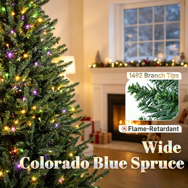 6 ft Pre-Lit Colorado Christmas Tree, photo 4 of 9