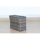 Shick Outdoor Side Table - Gray Mix by HouseOfZazla