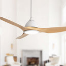 Bredoom Ceiling Fan With Remote Control And LED Light, Blades, Reversible DC Motor For Indoor / Outdoor Use by Unique Piece Furniture