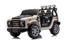12V7A 30W*2 Four-Wheel Drive Seat One Button Start, Forward And Backward, High And Low Speed, Music, Front Light, Power Display, Two Doors Can Open, 2.4G R / C, Seat Belt Four Wheel Absorber by HouseOfZazla