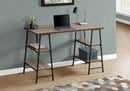 Computer Desk For Home Office, Storage Shelves, Industrial Design by HouseOfZazla