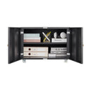 Office Furniture Copier Cabinet 2 Door Steel Copier Stand Mobile Pedestal File Printer Stand by Unique Piece Furniture